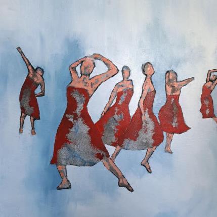 Peinture La danse sacrée par Malfreyt Corinne | Tableau Figuratif Huile nu, scènes de vie