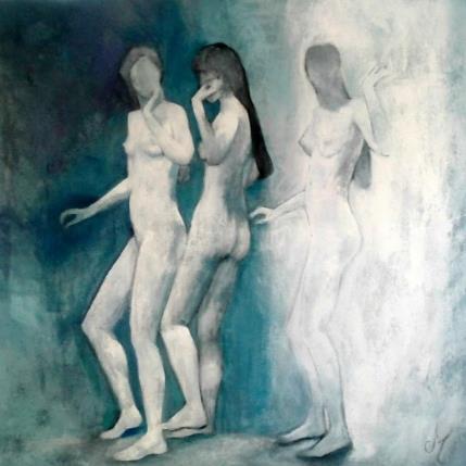 Peinture Au revoir par Malfreyt Corinne | Tableau Figuratif Huile nu, scènes de vie