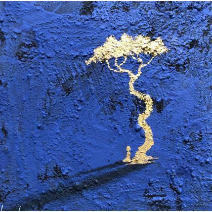 Peinture 4713 par Lemonnier  | Tableau Matiérisme Bois Paysages