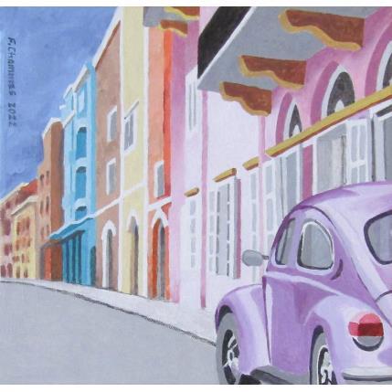 Peinture Pink Volkswagen par Chammas Fady | Tableau Figuratif