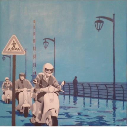 Peinture Vespa in Manara par Chammas Fady | Tableau Figuratif