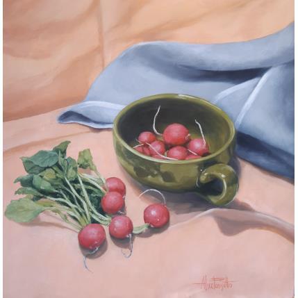 Peinture Red passion par Parisotto Alice | Tableau Figuratif Huile Animaux