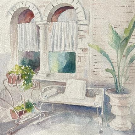 Peinture House in Tuscany par Lida Khomykova | Tableau Figuratif Aquarelle Natures mortes