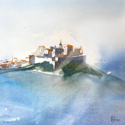 Peinture Corsica par Lida Khomykova | Tableau Figuratif Aquarelle Paysages