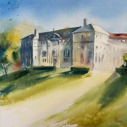 Peinture Place Verdun par Lida Khomykova | Tableau Figuratif Aquarelle Paysages, Urbain