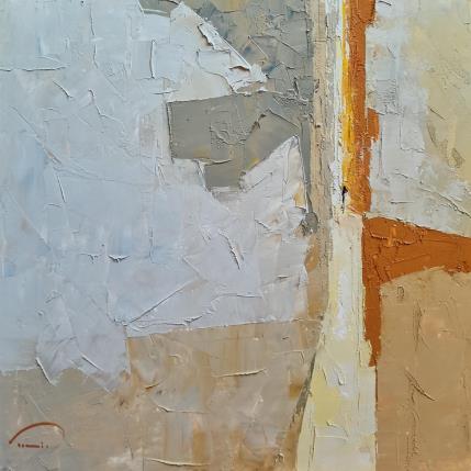 Peinture Alone par Tomàs | Tableau Abstrait Huile Urbain