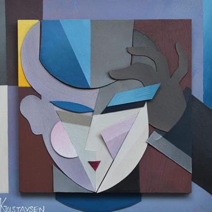 Peinture Hello mister par Gustavsen Karl | Tableau Figuratif Portraits