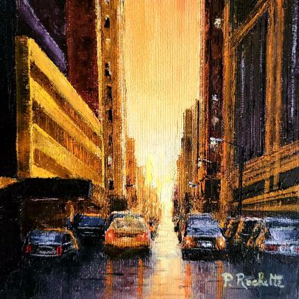 Peinture Traffic par Rochette Patrice | Tableau Figuratif Huile Urbain