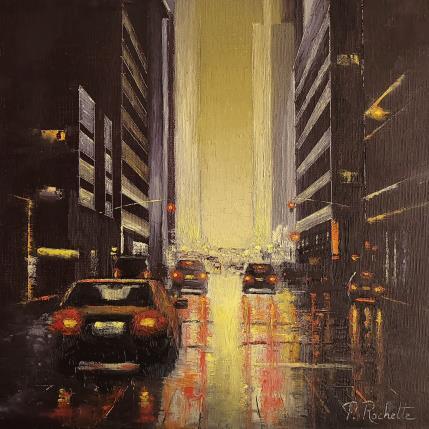 Peinture City  par Rochette Patrice | Tableau Figuratif Huile Urbain