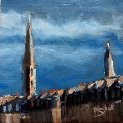 Peinture Belle Paris 2 par Zbylut Ludovic | Tableau Figuratif Huile Architecture