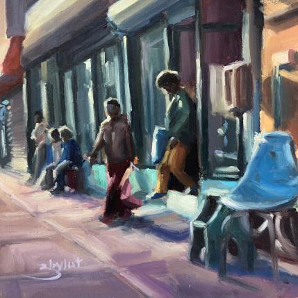 Peinture Harlem par Zbylut Ludovic | Tableau Figuratif Huile Scènes de vie