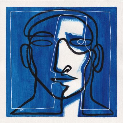 Peinture -Calma par Detovart | Tableau Figuratif Acrylique, Encre Portraits