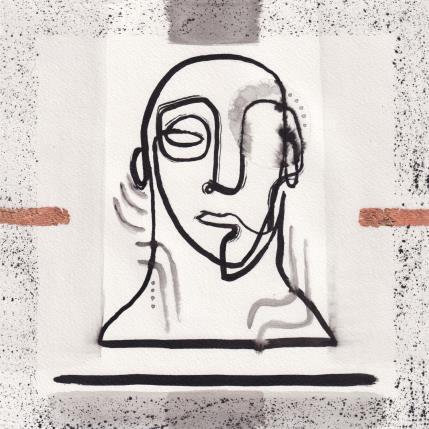 Peinture -fumée par Detovart | Tableau Art Singulier Encre, Feuille d'or Scènes de vie, Société, Sport