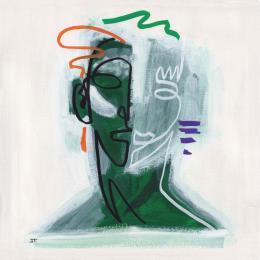 Painting -Jungla by Detovart | Painting Raw art Acrylic, Posca Life style, Portrait, Society