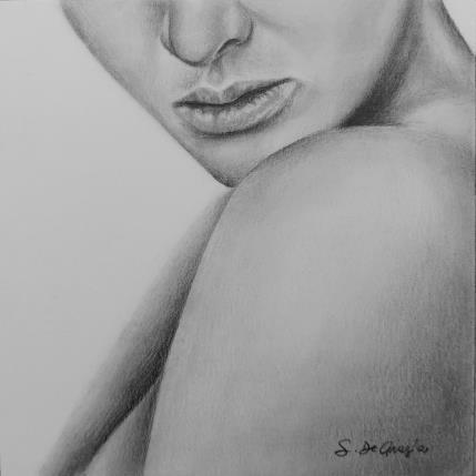 Peinture Insensatamente par De Grazia Serena | Tableau  Fusain