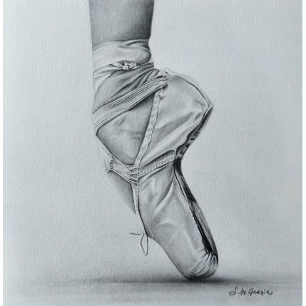 Peinture Tracce par De Grazia Serena | Tableau  Fusain