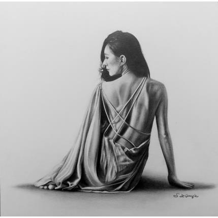 Peinture Cleo par De Grazia Serena | Tableau  Fusain