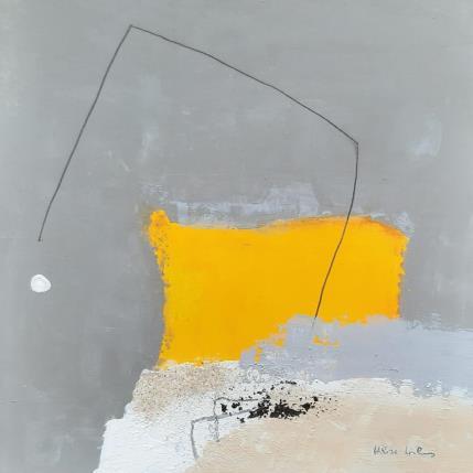 Painting abstract gray B 32 by Wilms Hilde | Painting Abstract Cardboard, Gluing Minimalist, Pop icons