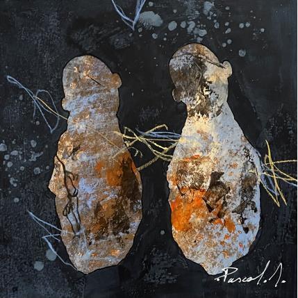 Peinture 011-23 par Marcel Pascal | Tableau  Huile Scènes de vie