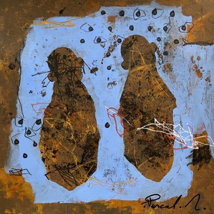 Peinture 024-23 par Marcel Pascal | Tableau Art Singulier Huile Scènes de vie