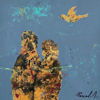 Peinture 029-23 par Marcel Pascal | Tableau Art Singulier Huile Scènes de vie