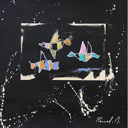 Peinture 026-23 par Marcel Pascal | Tableau Art Singulier Huile Animaux