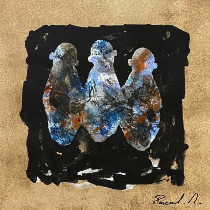 Peinture 022-23 par Marcel Pascal | Tableau  Huile Scènes de vie