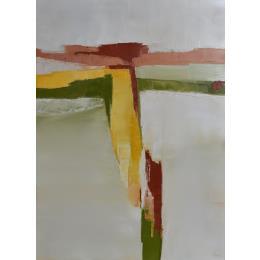 Painting L'âme dans l'eau by Hirson Sandrine  | Painting Abstract Oil