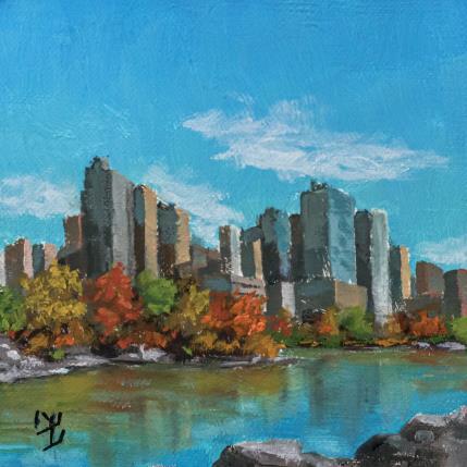 Peinture Invitation_A_Respirer_004 par Bichebois Manuel | Tableau Figuratif Huile Paysages, Urbain