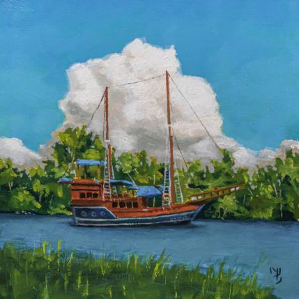 Peinture Invitation_Au_Voyage_003 par Bichebois Manuel | Tableau Figuratif Huile Paysages