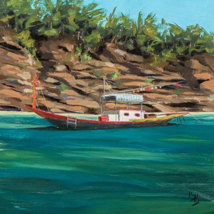 Peinture Invitation_Au_Voyage_001 par Bichebois Manuel | Tableau Figuratif Huile Paysages