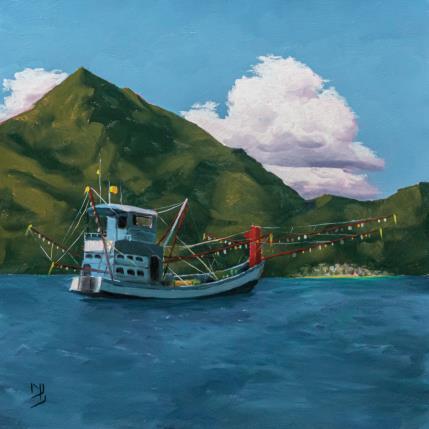 Peinture Invitation_Au_Voyage_002 par Bichebois Manuel | Tableau Figuratif Huile Paysages