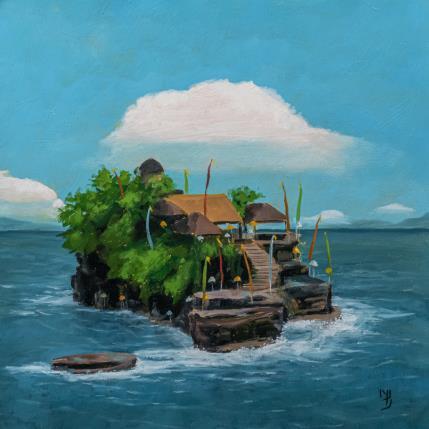 Peinture Invitation_A_Méditer_004 par Bichebois Manuel | Tableau Figuratif Huile Paysages