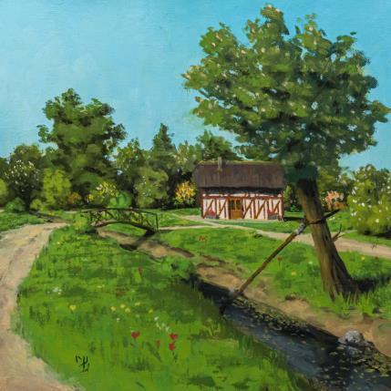 Peinture Invitation_Au_Repos_005 par Bichebois Manuel | Tableau Figuratif Huile Paysages