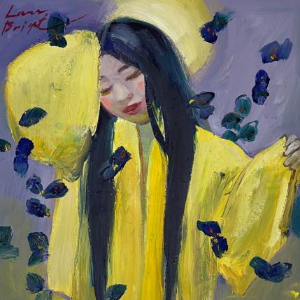 Peinture Yellow kimono par Bright Lana  | Tableau Figuratif Huile Portraits