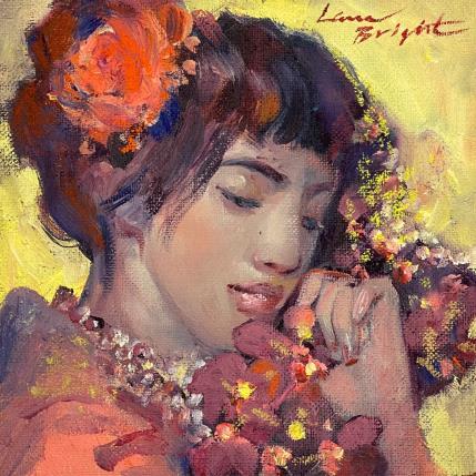 Peinture Waiting for you par Bright Lana  | Tableau Figuratif Huile Portraits