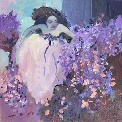 Peinture In garden  par Bright Lana  | Tableau Figuratif Huile Portraits