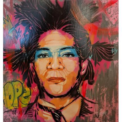 Peinture Basquiat  par Sufyr | Tableau Street Art Acrylique, Graffiti