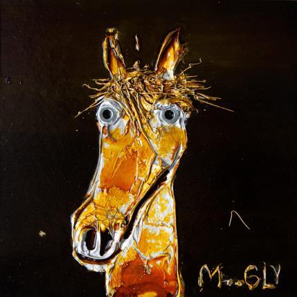 Peinture Trottus par Moogly | Tableau Art naïf Acrylique, carton animaux