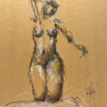 Peinture Pascale par Sahuc François | Tableau Figuratif Acrylique Nu