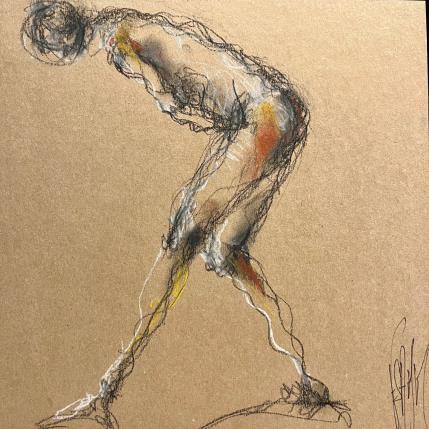 Peinture Claire par Sahuc François | Tableau Figuratif Acrylique Nu