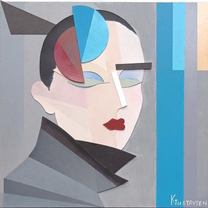 Peinture Cover magazine par Gustavsen Karl | Tableau Figuratif Acrylique, Bois Portraits