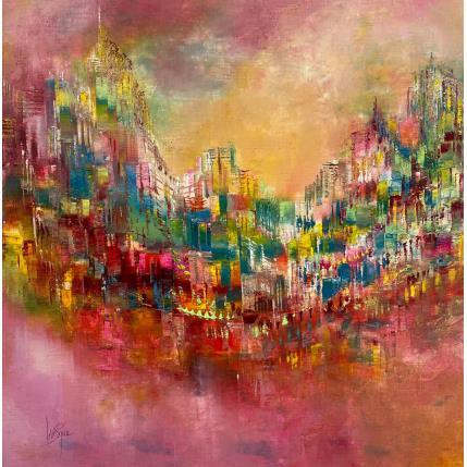 Painting La joie au coeur by Levesque Emmanuelle | Painting Figurative Oil