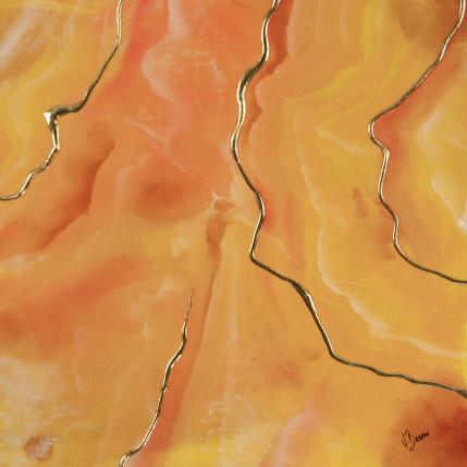 Peinture Ambre pétrifiée par Baroni Victor | Tableau Abstrait Acrylique Minimaliste