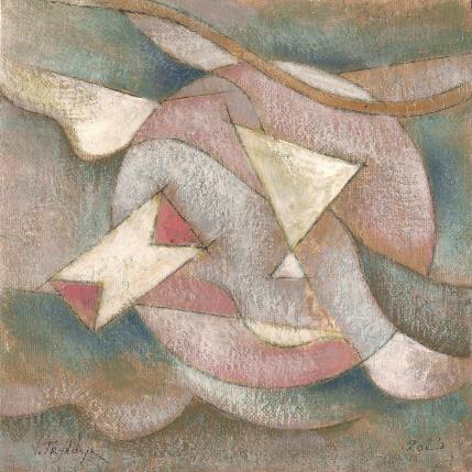 Peinture Circles (13) par Tryndyk Vasily | Tableau Abstrait Huile Minimaliste