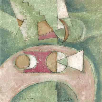 Peinture Circles (14) par Tryndyk Vasily | Tableau Abstrait Huile Minimaliste