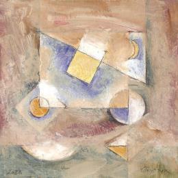 Peinture Circles (15) par Tryndyk Vasily | Tableau Abstrait Huile Minimaliste