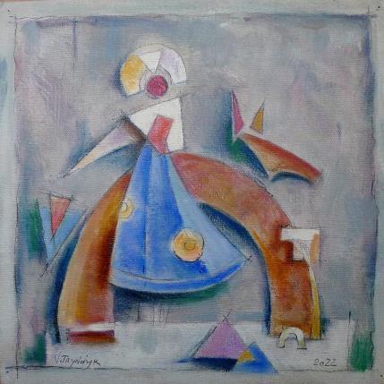 Peinture The Queen (2) par Tryndyk Vasily | Tableau Abstrait Huile Minimaliste