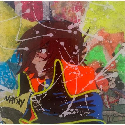 Peinture L’Ami Albator par Nathy | Tableau Pop-art Acrylique Icones Pop