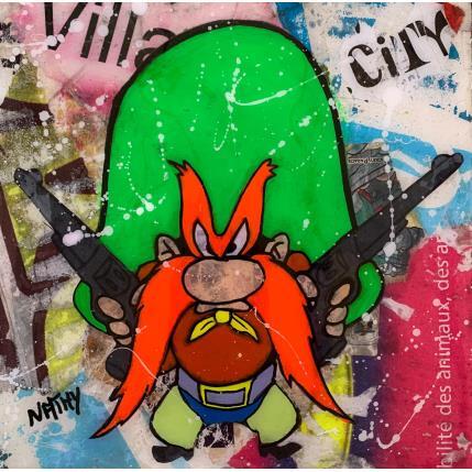 Painting Sam le Pirate by Nathy | Painting Pop-art Acrylic Pop icons